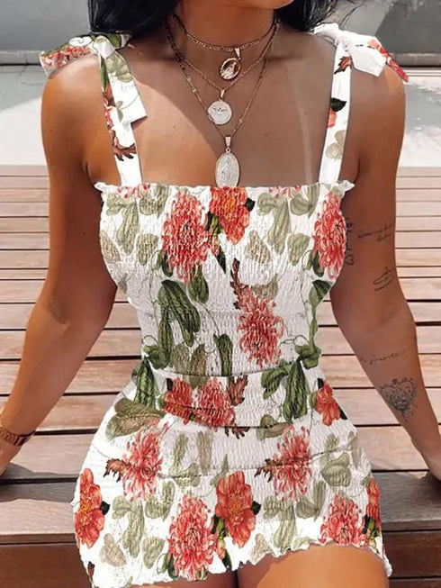 Sexy Women's Bodycon Mini Dress Summer Fashion Sling Strapless Pencil Tank Dress